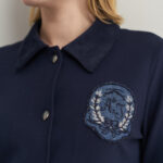 12738 Ζακέτα με αντίθεση κοτλέ γιακά (2)