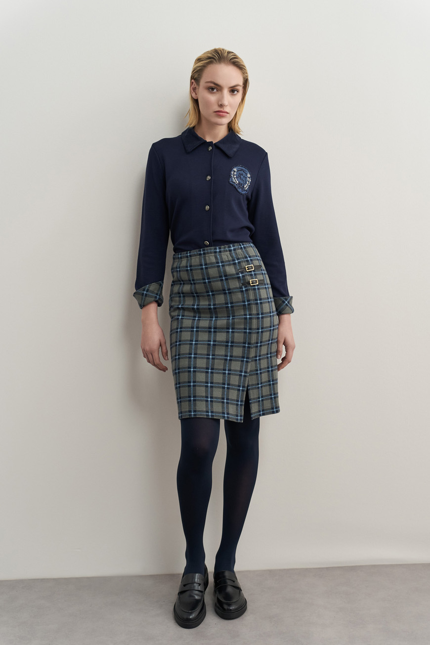 12738 Ζακέτα με αντίθεση κοτλέ γιακά (4)