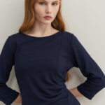 12749 Φόρεμα με πιετάκια στο πλάι (3)