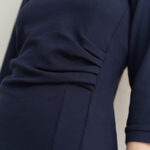 12749 Φόρεμα με πιετάκια στο πλάι (4)