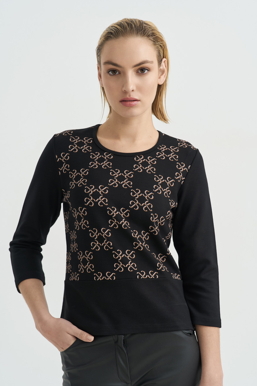 12752 Μπλούζα monogram (1)