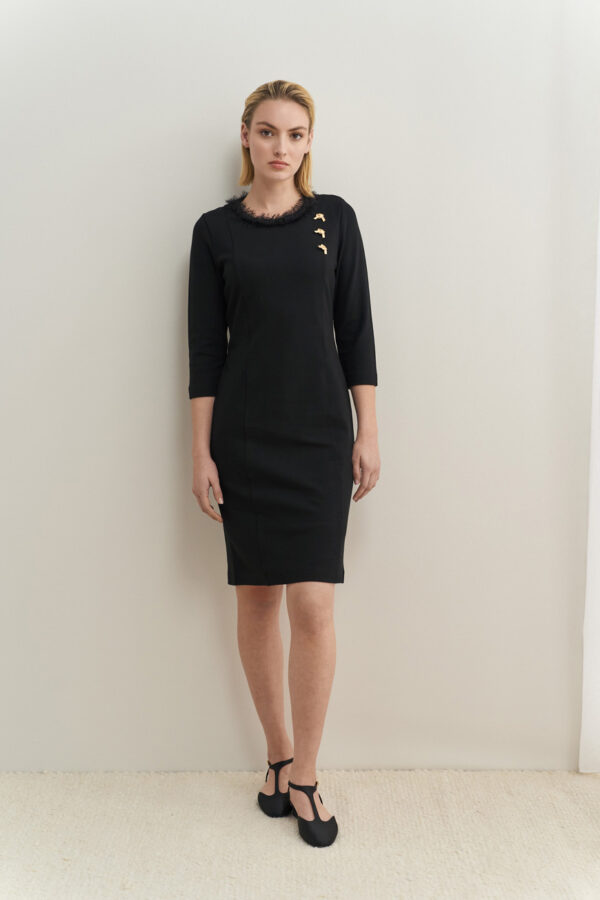 Φόρεμα mohair λεπτομέρειες