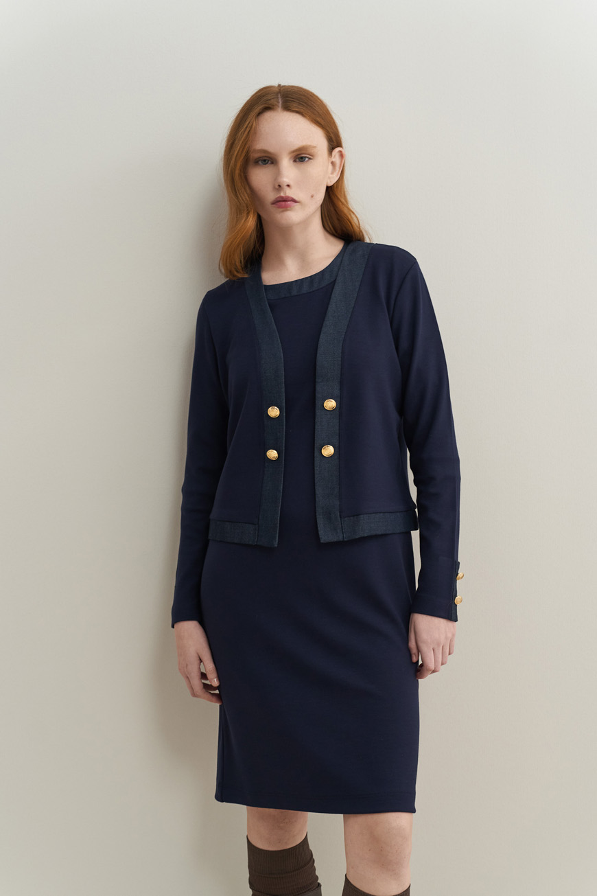 12760 Ζακέτα με denim λεπτομέρειες (3)