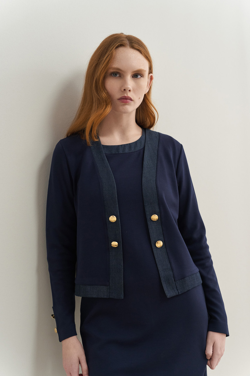 12760 Ζακέτα με denim λεπτομέρειες (4)