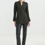 12785 Άνετη μακρυά μπλούζα με κουμπιά (4)