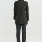 12785 Άνετη μακρυά μπλούζα με κουμπιά (5)