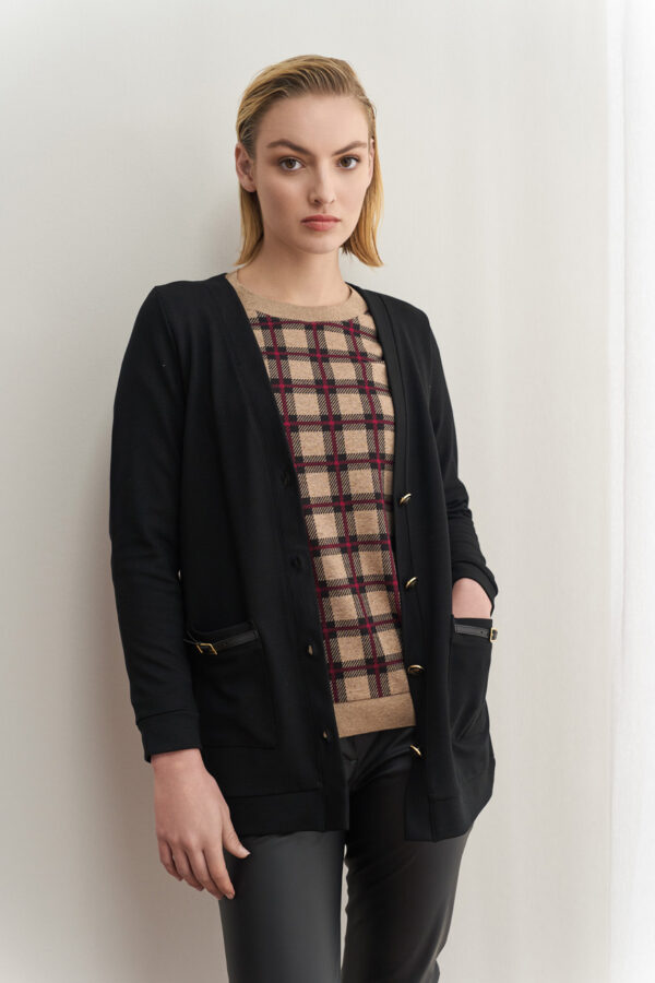 Μακρύα ζακέτα με τόκα