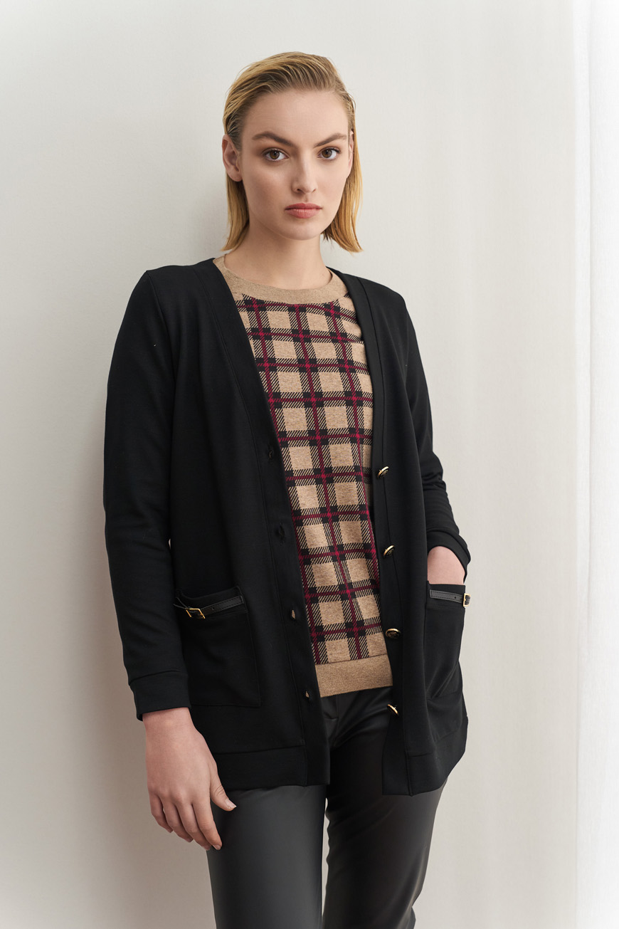 12790 Μακρύα ζακέτα με τόκα (1)