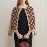 12795 Φόρεμα με contrast tartan ρέλι (2)