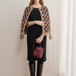 12795 Φόρεμα με contrast tartan ρέλι (3)