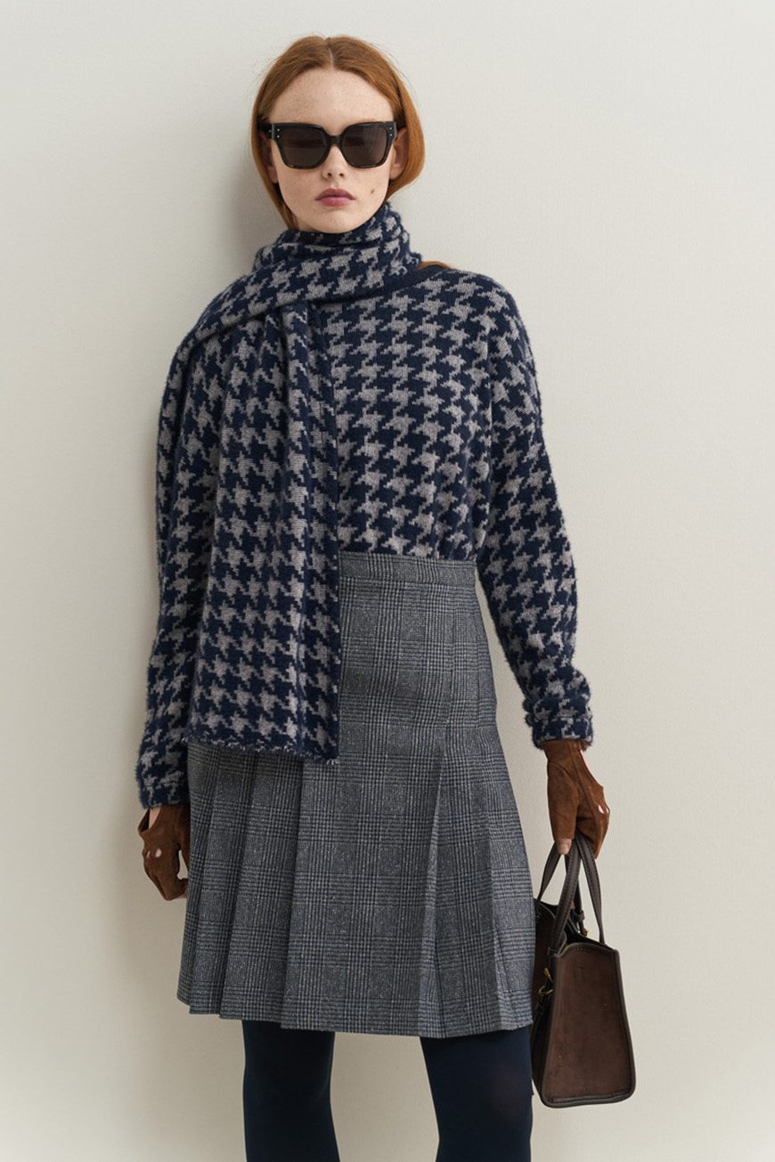 12801 Πουλόβερ μάλλινο pied de poule (3)