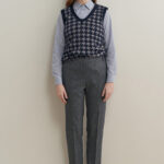 12802 Γιλέκο μάλλινο pied de poule (1)