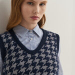12802 Γιλέκο μάλλινο pied de poule (2)