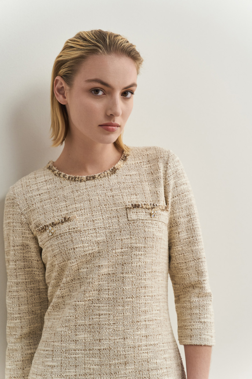 12805 Φόρεμα knit lurex (3)