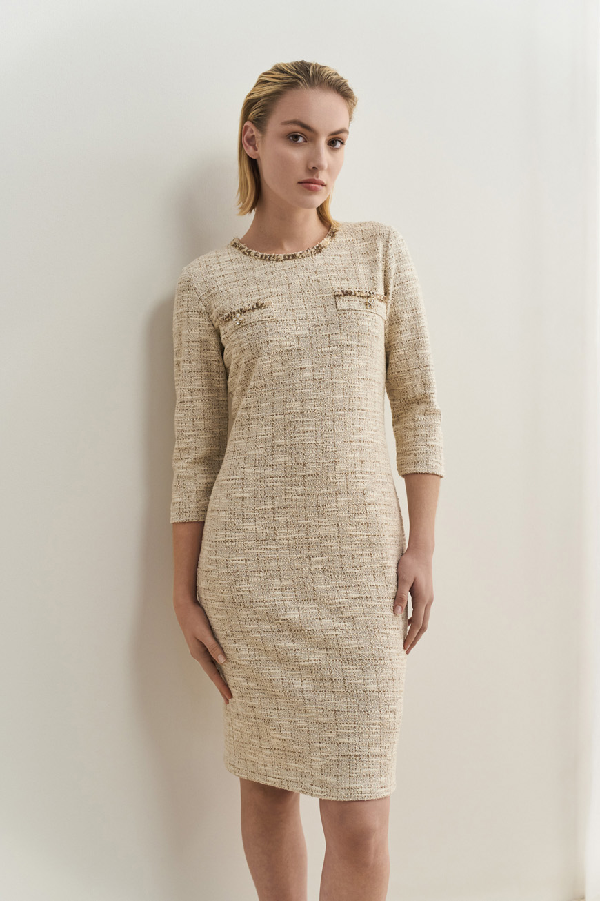 12805 Φόρεμα knit lurex (4)