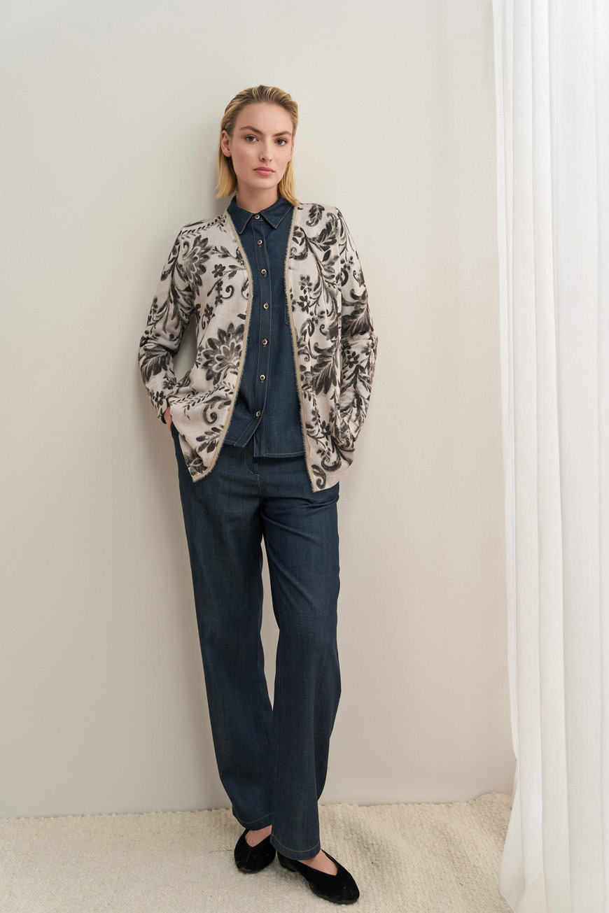 12815 Ζακέτα μακρυά flowerprint (1)