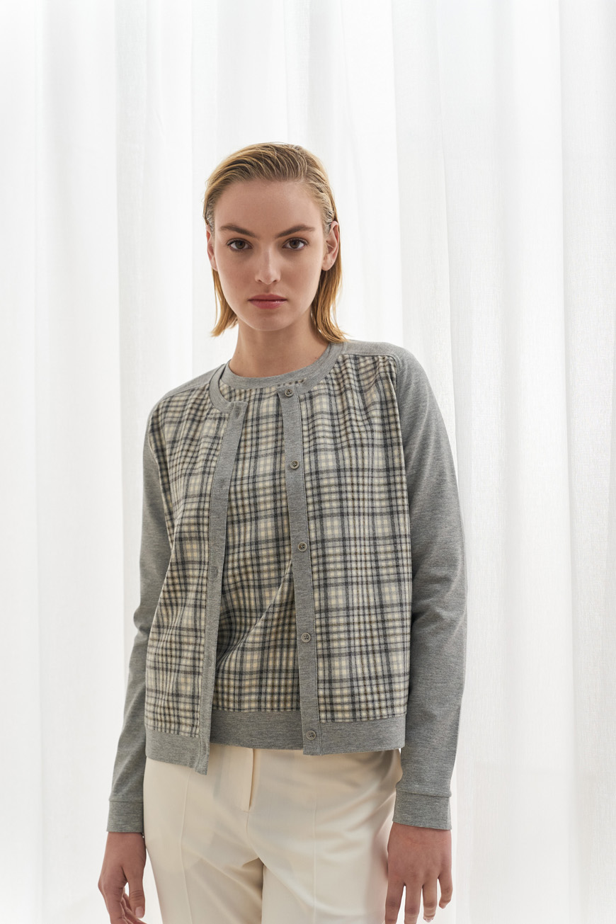 12818 Ζακέτα grey καρό (3)