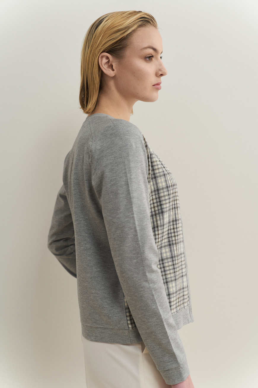 12818 Ζακέτα grey καρό (4)