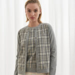 12819 Μπλούζα grey καρό (3)