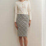 12820 Ίσια φούστα grey καρό (1)