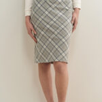 12820 Ίσια φούστα grey καρό (2)