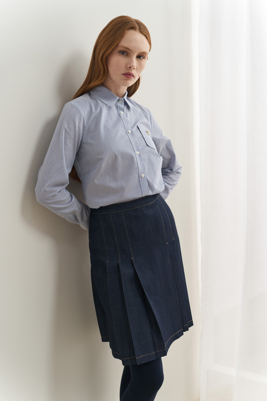 12829 Πουκάμισο ριγέ με λεπτομέρειες (1)