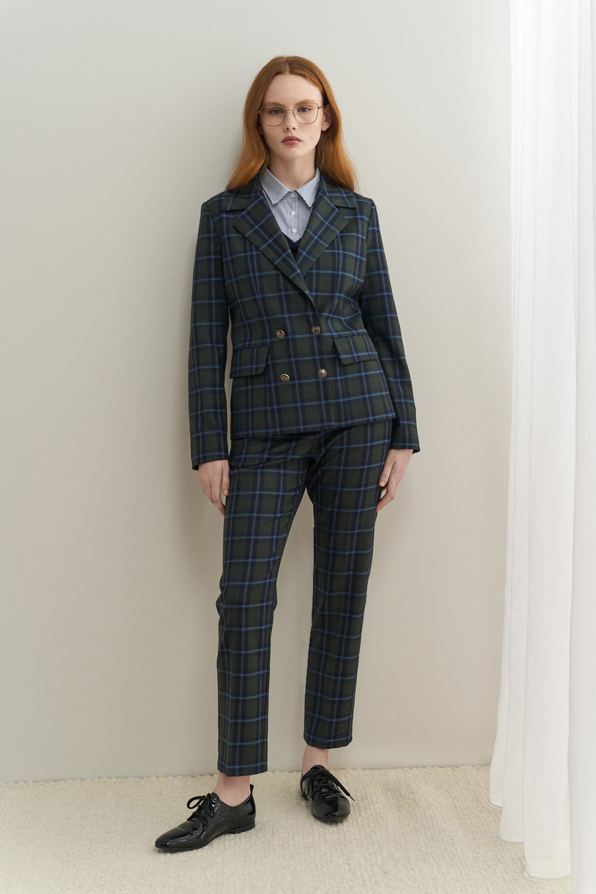 12831 Παντελόνι wool tartan (3a)