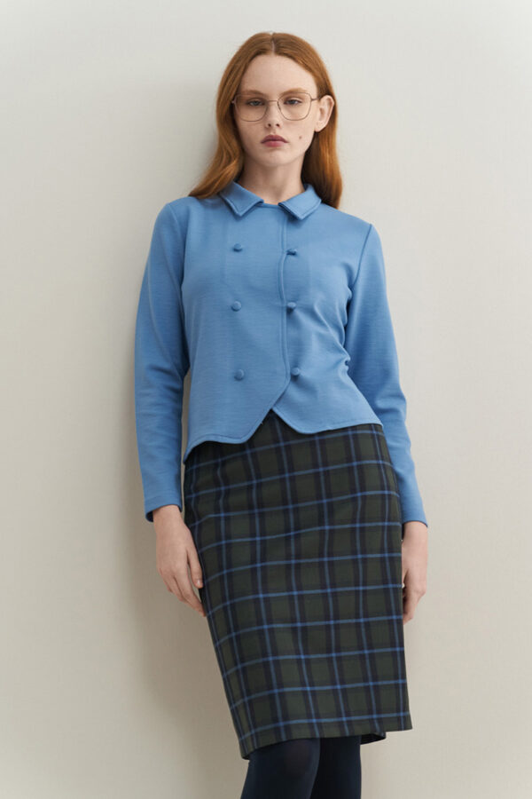 Ίσια φούστα wool tartan