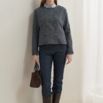 12837 Σακάκι μάλλινο καρό με επωμίδες (1)