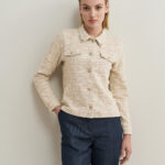 12806s Σακάκι tweed με γιακά (1) (Ν)