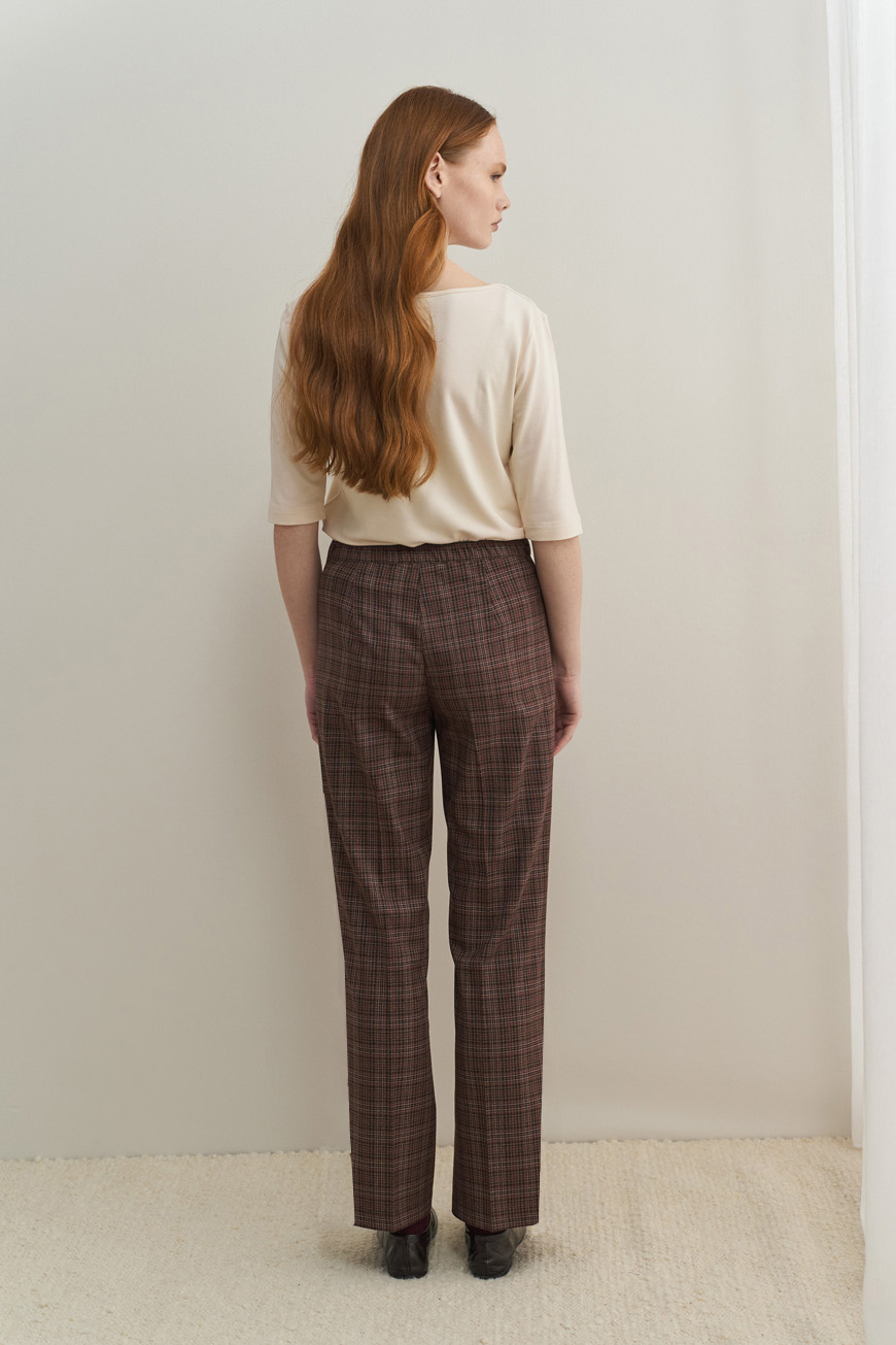 12848 Παντελόνι burgundy καρό (4)