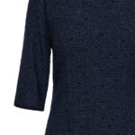 12867-B Φόρεμα tweed blue