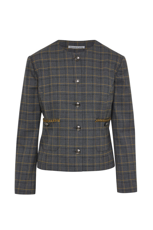 12835Α Σακάκι καρώ