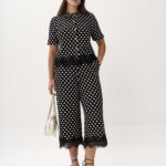 12926 Ζακέτα πουά με δαντέλα τελείωμα (1)