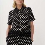 12926 Ζακέτα πουά με δαντέλα τελείωμα (3)