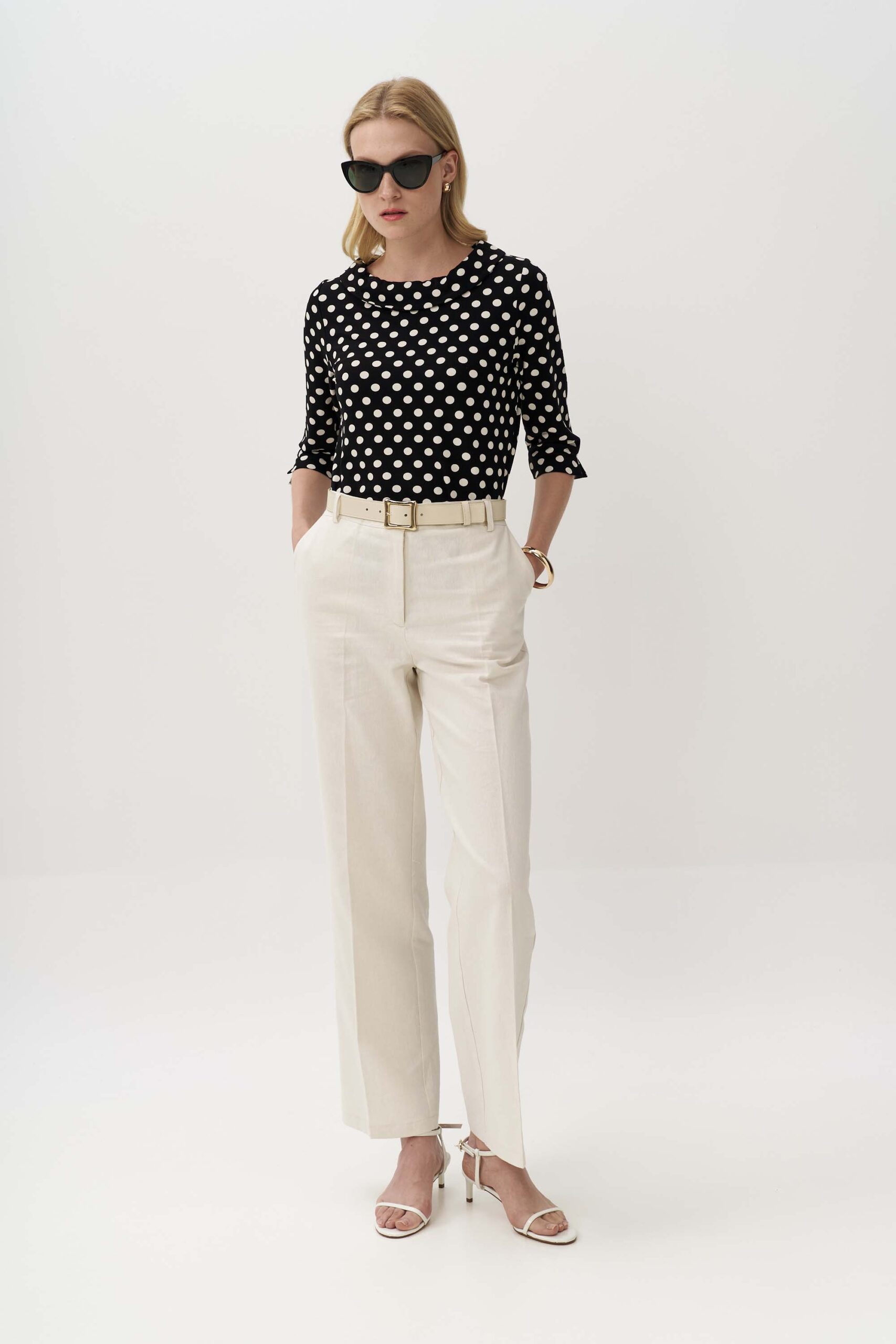 12931 Μπλούζα πουά με γιακά jackie (3)