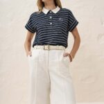 12939 Πόλο candy ριγέ με αντίθεση (0)