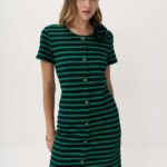 12946 Φόρεμα bubble με κουμπιά εμπρός (1)