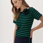 12949 Μπλούζα bubble με λουλούδι λεπτομέρεια (1)