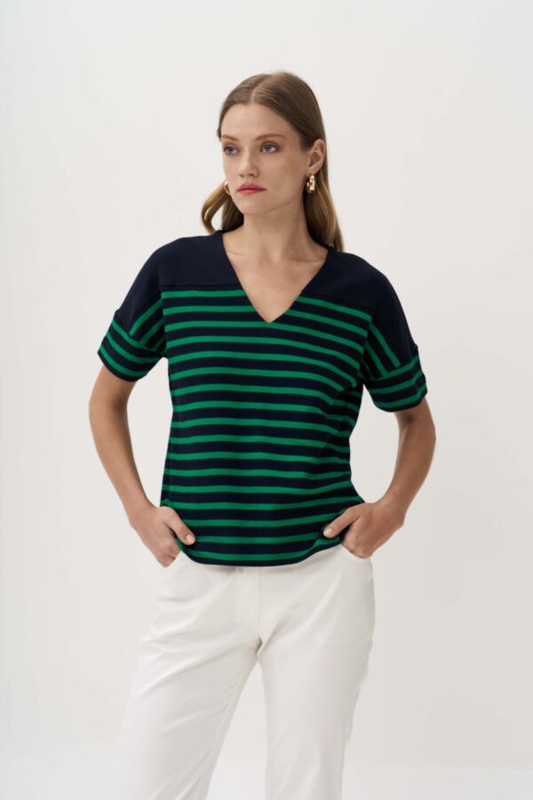 Μπλούζα Ve bubble σε άνετη γραμμή