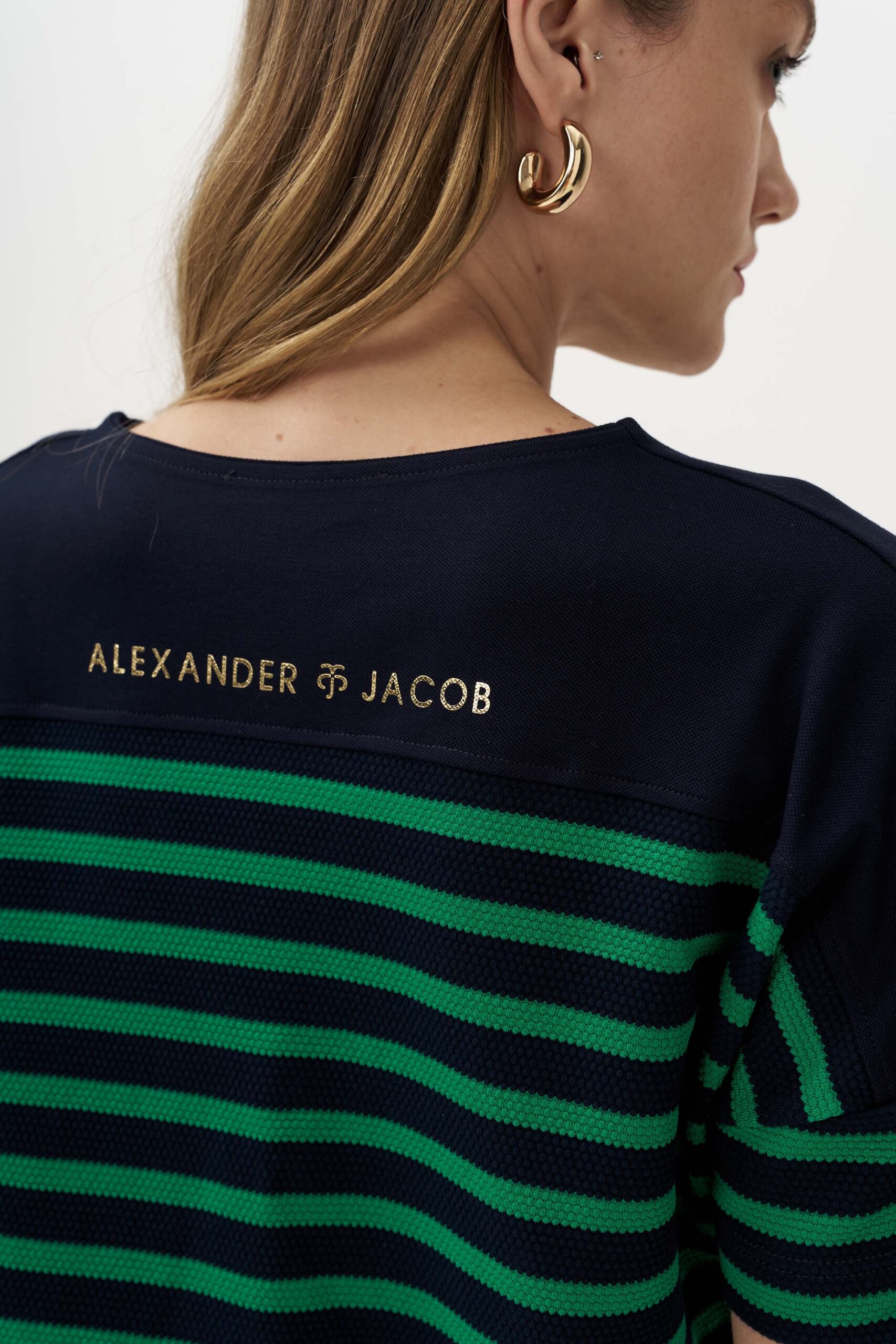 12951 Μπλούζα Ve bubble σε άνετη γραμμή (2)