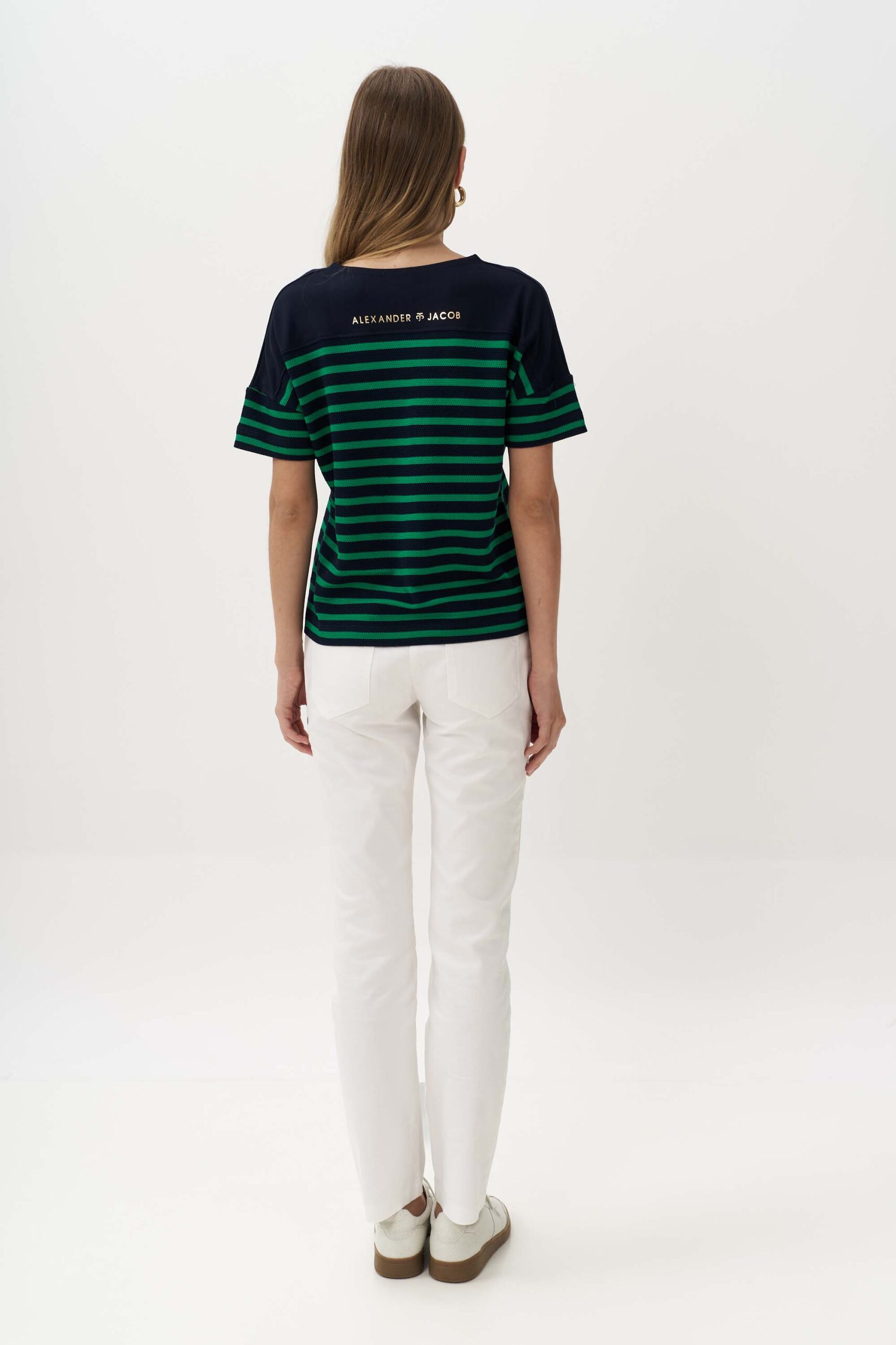 12951 Μπλούζα Ve bubble σε άνετη γραμμή (5)