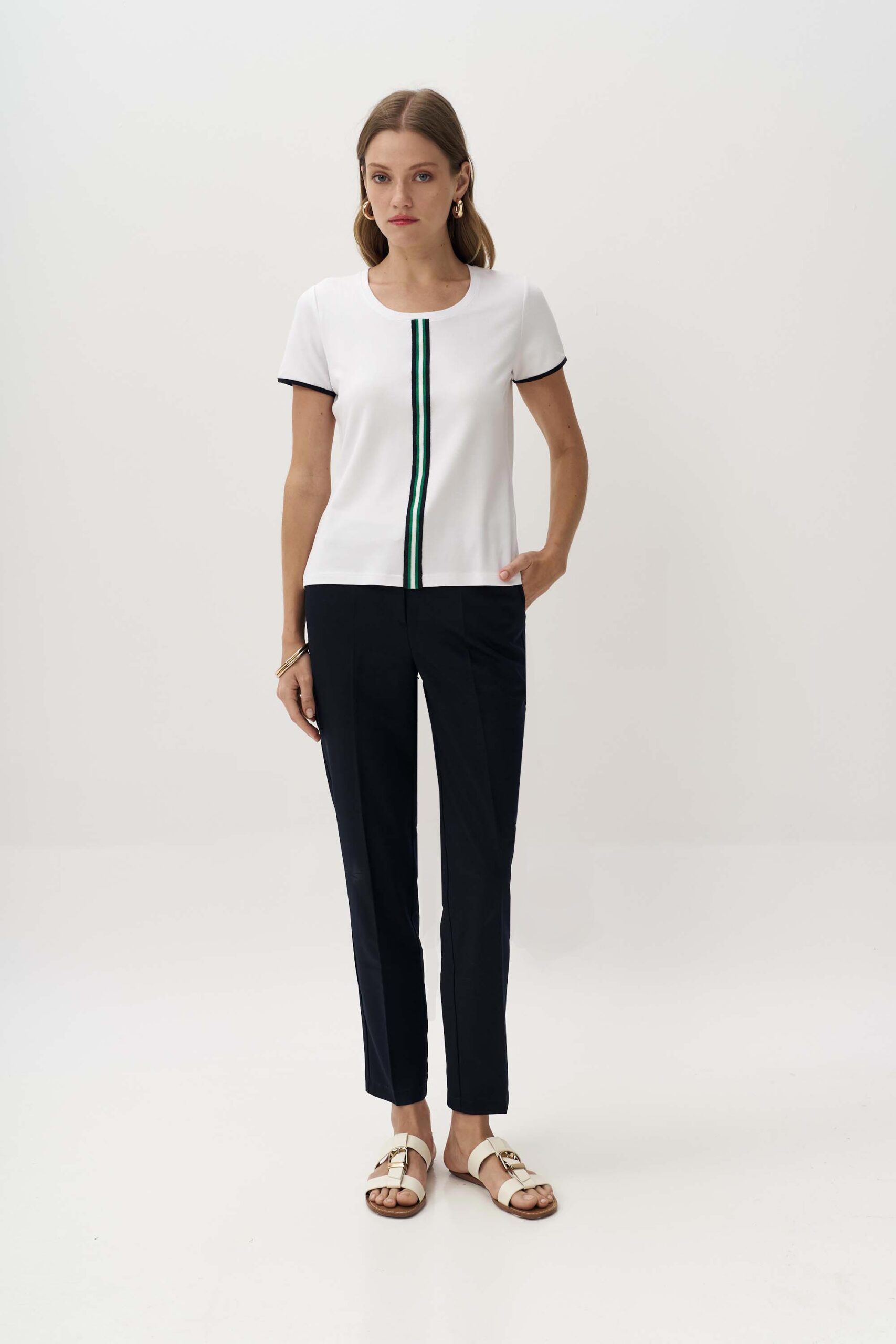 12958 Τοπ με striped ρίγα εμπρός (2)