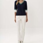 12959 Μπλούζα Ve με πλισέ μανίκι (2)