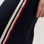 12968 Φόρεμα αμάνικο με τρίχρωμο ριπ (6)