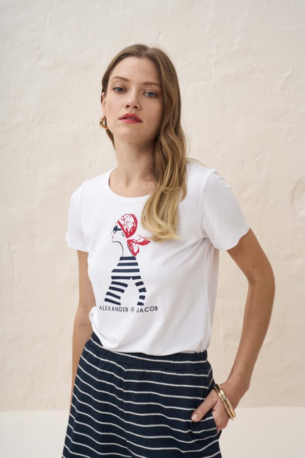 Μπλούζα τύπωμα navy girl