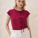 12989 Μπλούζα με φιόγκους στο πλάι (1)
