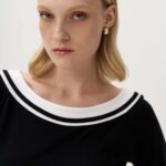 12992 Μπλούζα ρεγκλάν με αντίθεση στη λαιμουδιά (1)