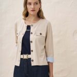 12996 Ζακέτα με ριγέ μανσέτες (2)