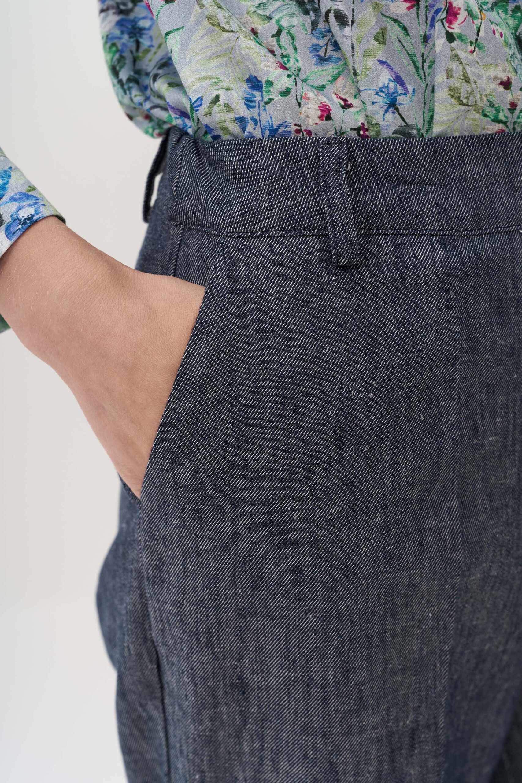 13016 Παντελόνι linen blend (6)